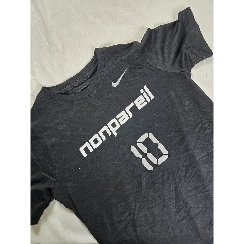 Nike Shirt Mens Medium Black‎ Dri-FIT Nonpareil 10 Soccer Graphic Tee DV7317-010
